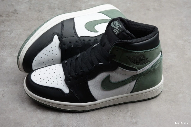 1st Kicks Green Clay OG 555088-135 Retro 1 Jordan Air High 0726